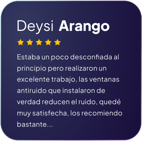 Ventanas antiruido de PVC