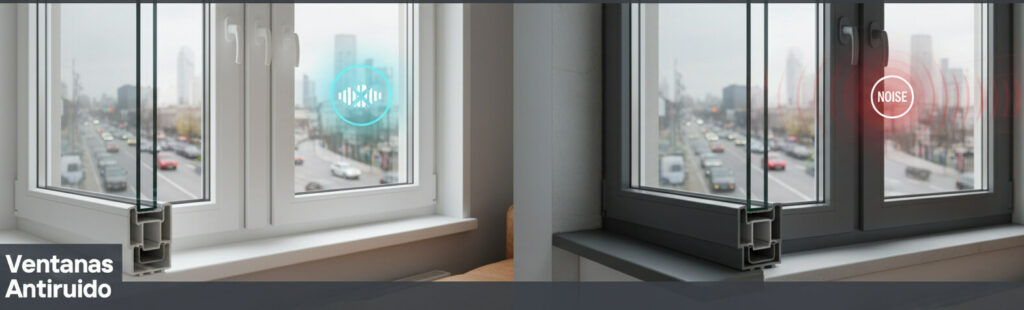 Ventanas antiruido de PVC vs aluminio: ¿cuál elegir en Lima? Ventanas antiruido de PVC vs aluminio: ¿cuál elegir en Lima?